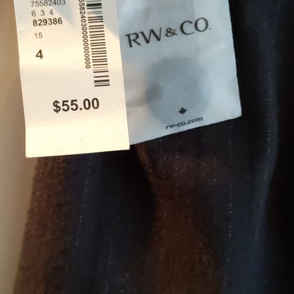 RW&CO Dark Brown Skirt NWT - Picture 3 of 4